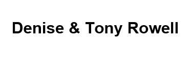 Tony & Denise Rowell Named Logo